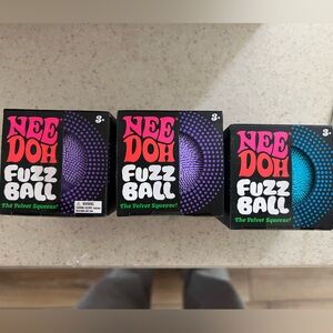 Nee Doh Fuzz Ball Trio